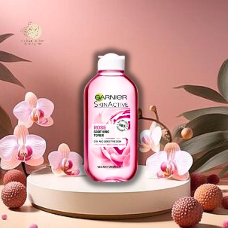 تونر آرام بخش رز گارنیه-1 تونر آرام بخش رز گارنیه Garnier Rose Soothing Toner - Image 1