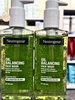 ژل شستشوی صورت کنترل‌کننده چربی نوتروژنا Neutrogena Oil Balancing Face Wash with Lime & Aloe Vera