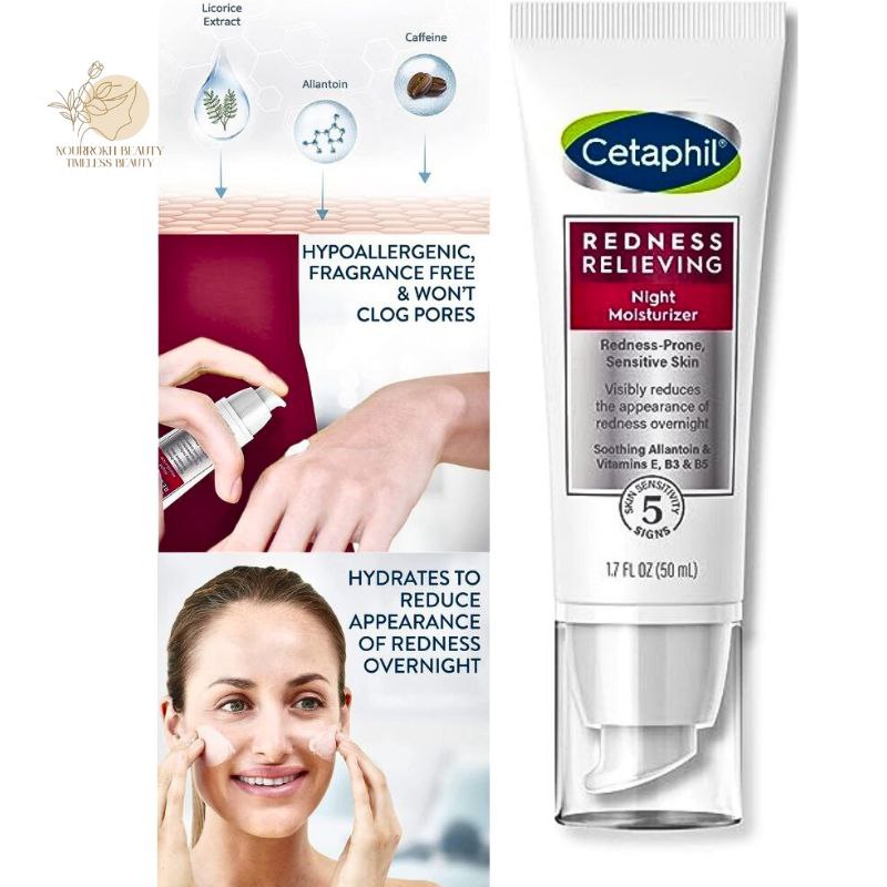 IMG_20260407_142908_972 مرطوبکننده شب تسکیندهنده قرمزی پوست ستافیل Cetaphil Redness Relieving Night Moisturizer - Image 1