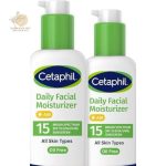 مرطوب‌کننده روزانه صورت با ضدآفتاب SPF 15 ستافیل Cetaphil Daily Facial Moisturizer with Sunscreen Broad Spectrum SPF 15