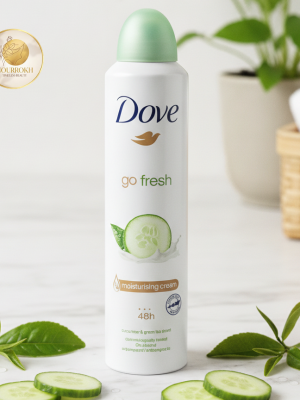 اسپری ضدتعریق داو مدل Go Fresh رایحه خیار و چای سبز 48 ساعته 250میل