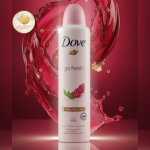 اسپری ضدتعریق داو Go Fresh رایحه انار و به‌لیمو حجم 250 میل